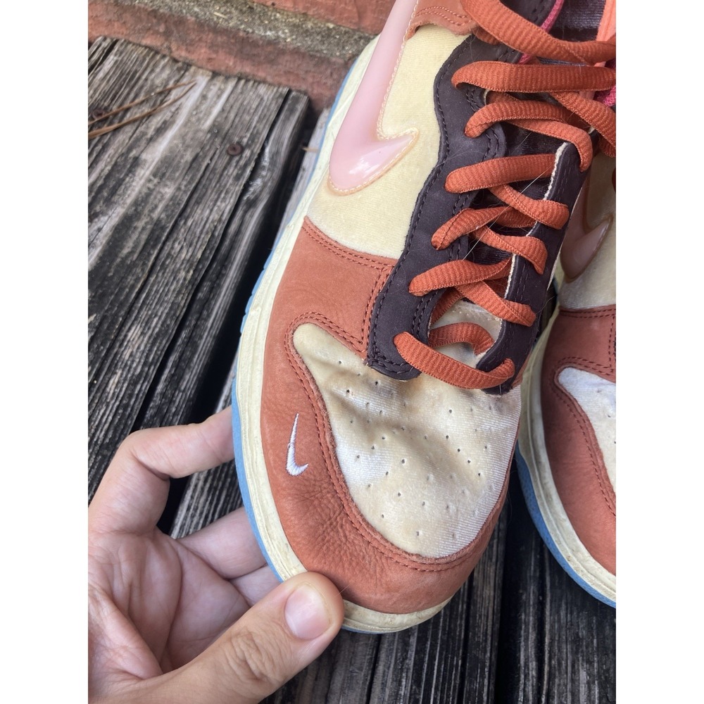Nike Dunk Mid Social Status Free Lunch Strawberry Milk Mens Sz 7.5 US DJ1173-700 - Picture 3 of 15